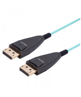 DisplayPort blindado 1.4 AOC-Cable óptico activo-8K-32.4Gbps - AOC Fiberlink
